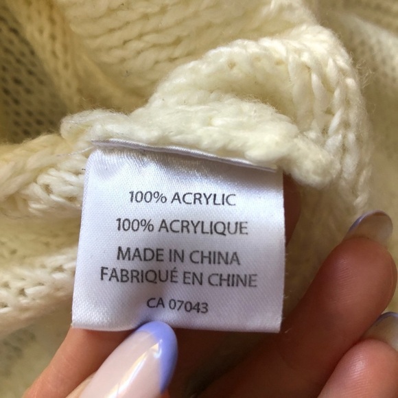 Belldini open front long cardigan cream duster size M - Picture 7 of 7